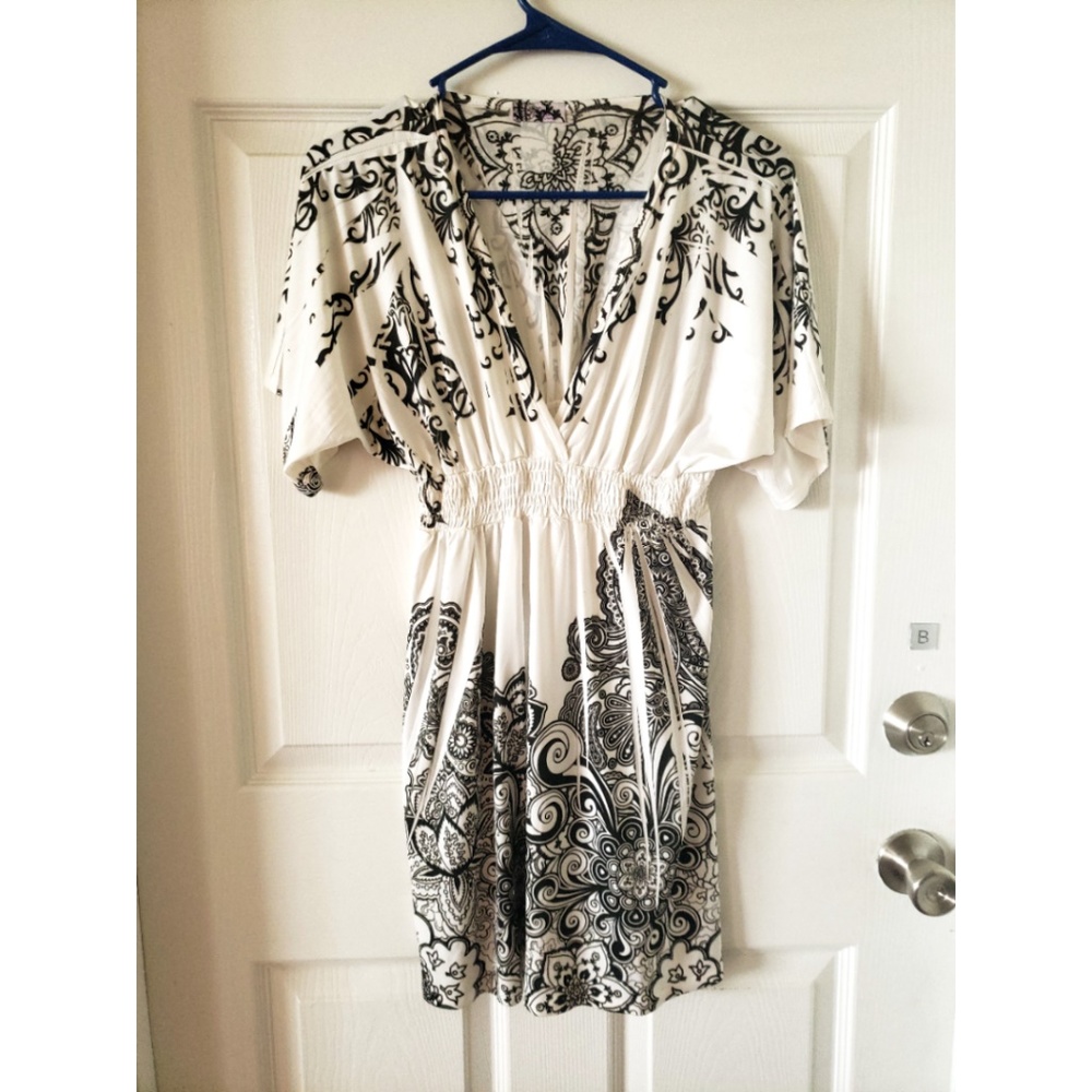 Black and white dress